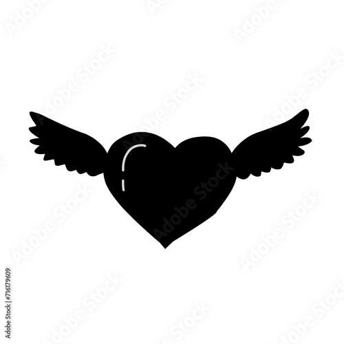 flying heart