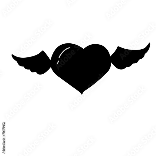 flying heart