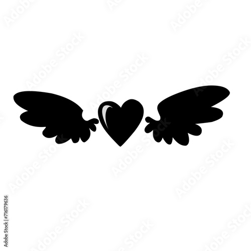 flying heart