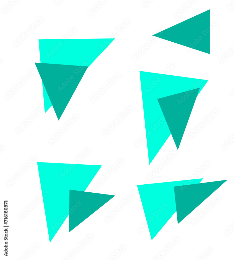 set of arrows pattern triangle blue color elemen abstract set of arrows pattern triangle blue color elemen abstract