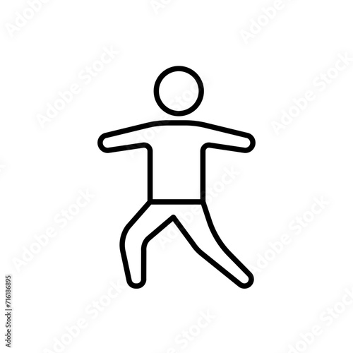 Workout outline icons, minimalist vector illustration ,simple transparent graphic element .Isolated on white background