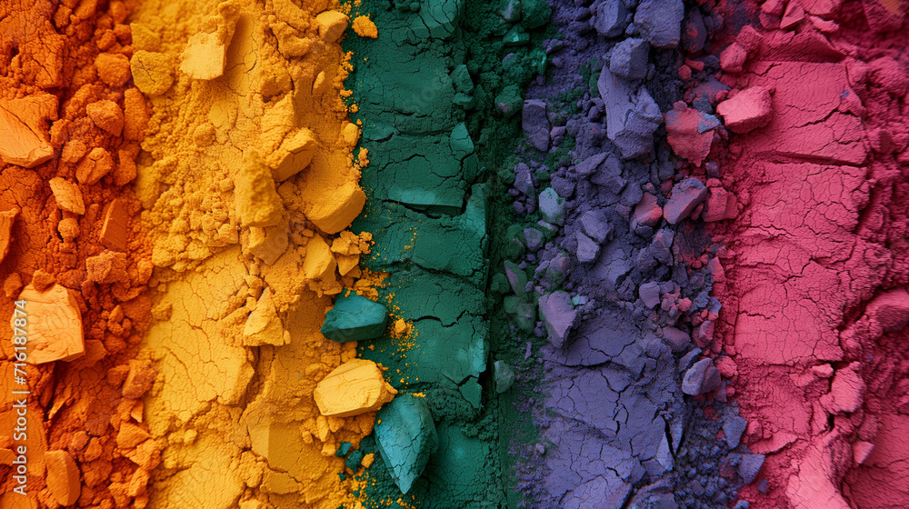 Crushed eyeshadow palette in vivid colors. Crushed eyeshadow palette in vivid colors.