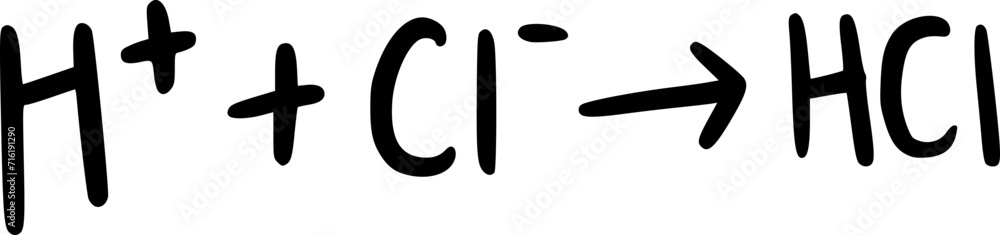 HCL Reaction Molecule Formula HCL Reaction Molecule Formula