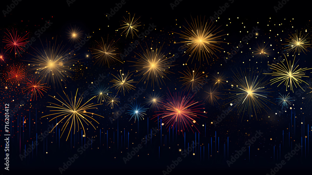 Fireworks background for celebration, holiday celebration concept Fireworks background for celebration, holiday celebration concept