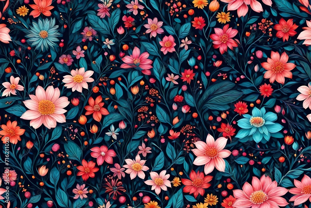 colourful flowers background colourful flowers background