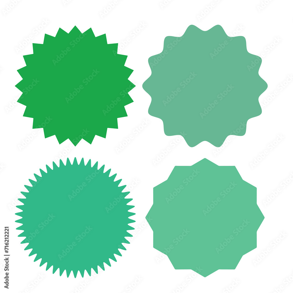 Set of blank green star icons various shape isolated on white background. Vector illustration
Set of blank green star icons various shape isolated on white background. Vector illustration