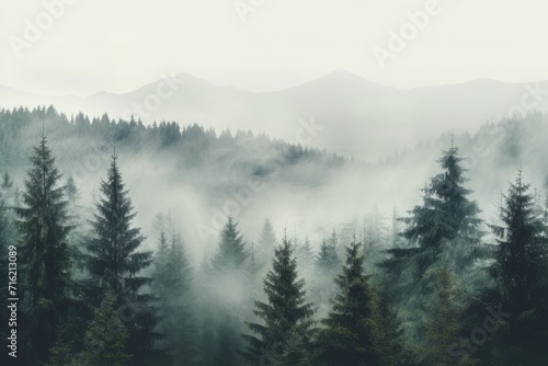 misty morning in the mountains © KirKam