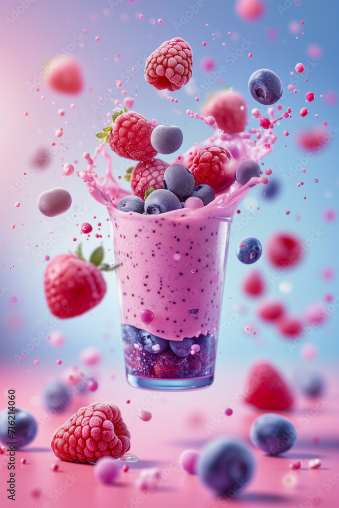 Delicious Fresh Berries Smoothie Delicious Fresh Berries Smoothie