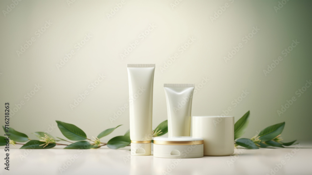Two tubes sitting on top of table. Can be used in scientific, laboratory, or educational contexts Two tubes sitting on top of table. Can be used in scientific, laboratory, or educational contexts
