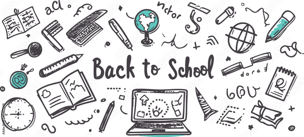 back to school doodles back to school doodles