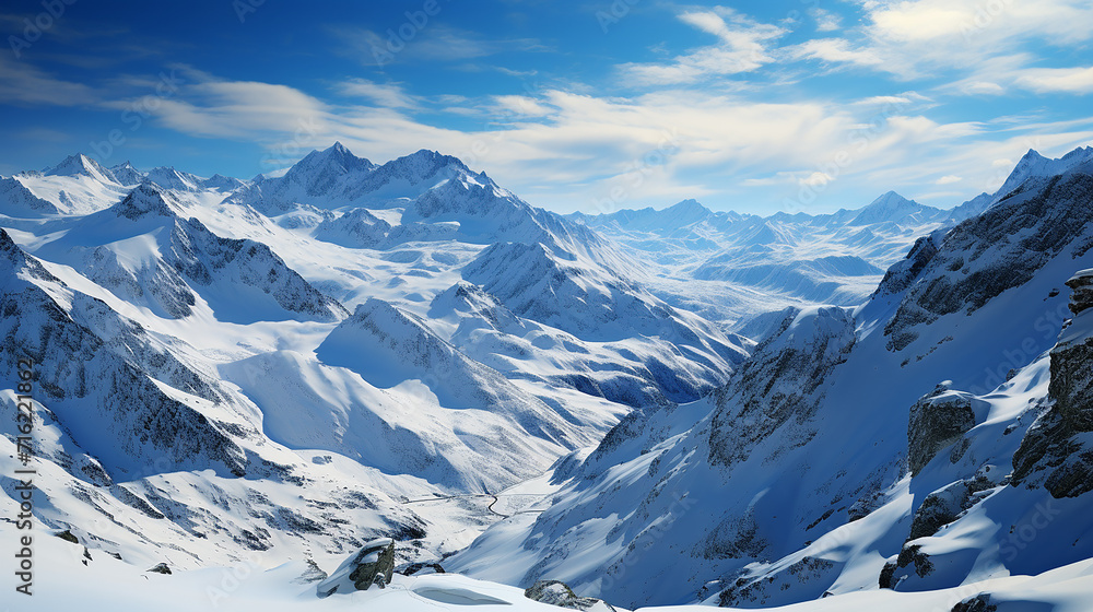 Obraz premium A_breathtaking_landscape_photograph_of_a_serene_mountain