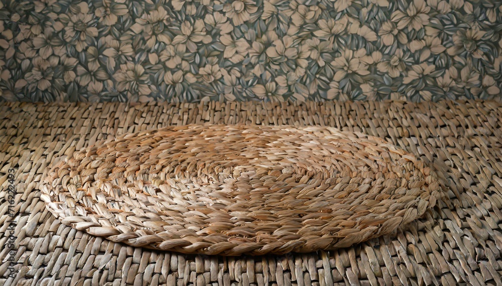 background of a carpet texture Luxury Rattan Place Mat(c) in background