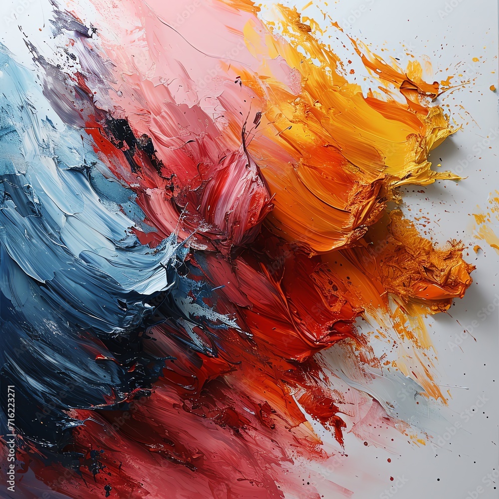 Explosive Color Palette Abstract Explosive Color Palette Abstract