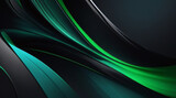 抽象的な黒、青、緑の背景。創造的なデザインと光沢のあるラインを持つ、モダンでエレガントな白灰色のバナーの背景。ベクトル図の抽象的なグラフィック デザイン バナー パターン背景テンプレート。