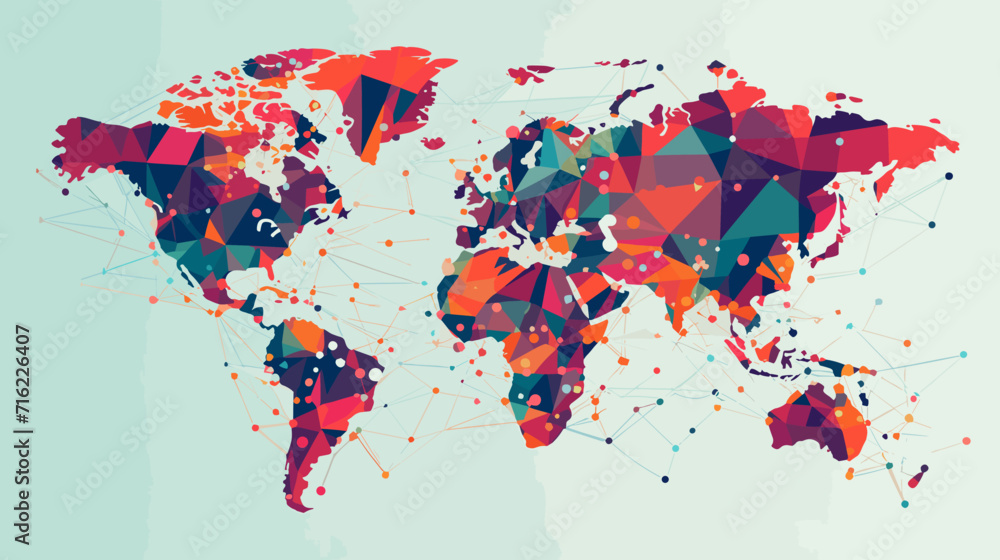 World wide business concept image. Vector illustration. World wide business concept image. Vector illustration.