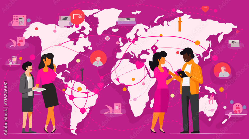 World wide business concept image. Vector illustration. World wide business concept image. Vector illustration.