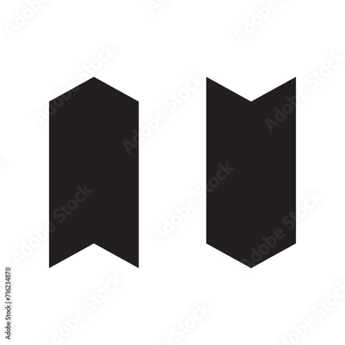 Simple up and down arrows. Upward, downward  arrows in black colour. Used in various webs ,templeates etc. Isolated in white background in eps 10.