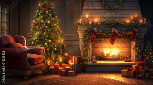 A_cozy_living_room_with_a_crackling_fireplace_stockings