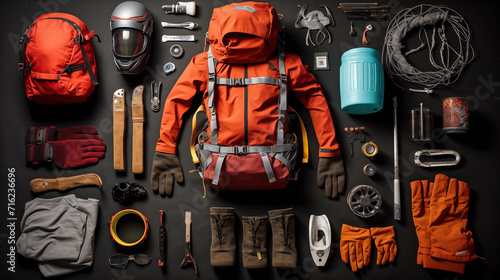 Rock-climbing equipment is broadly classed as Personal Protective Equipment photo