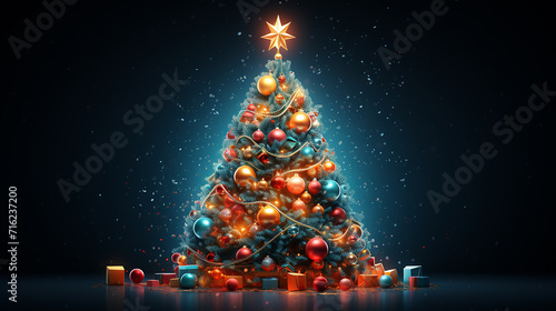 A_festive_Christmas_tree_adorned_with_ornaments_twinklin