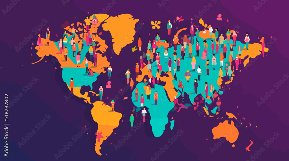 World wide business concept image. Vector illustration. World wide business concept image. Vector illustration.