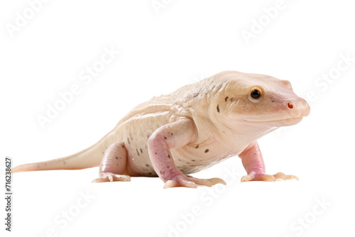 The Axolotl Isolated On Transparent Background