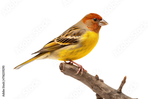 Beautiful Finch Scene Isolated On Transparent Background