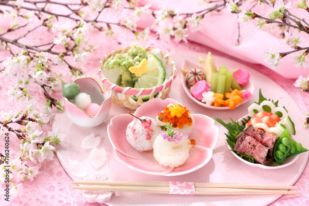 てまり寿司のお花見弁当 てまり寿司のお花見弁当