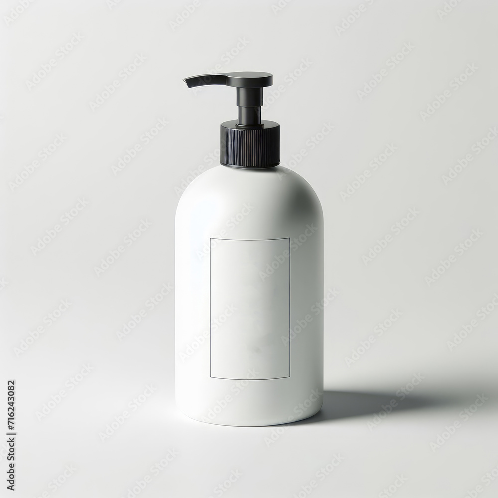 Pump Bottle Mockup: Ergonomic Design for Everyday Convenience Pump Bottle Mockup: Ergonomic Design for Everyday Convenience