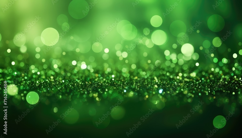 Neon Green Abstract Sparkles Bokeh Background. Neon Green Abstract Sparkles Bokeh Background.