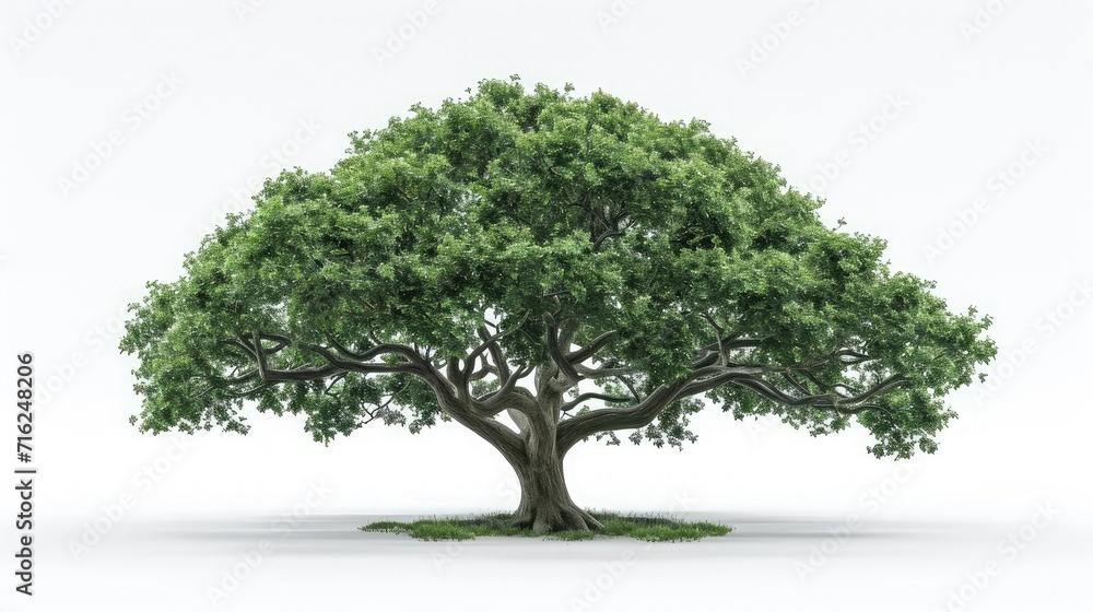 big tree isolate on white background big tree isolate on white background