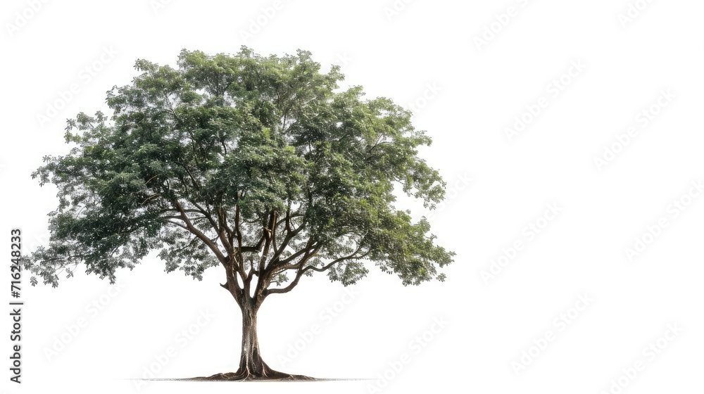 Obraz premium big tree isolate on white background