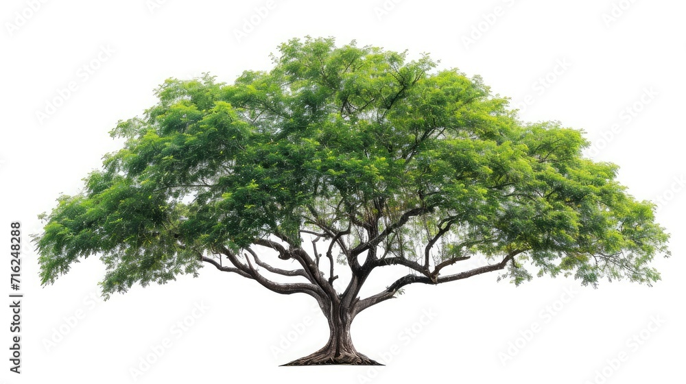 Obraz premium big tree isolate on white background