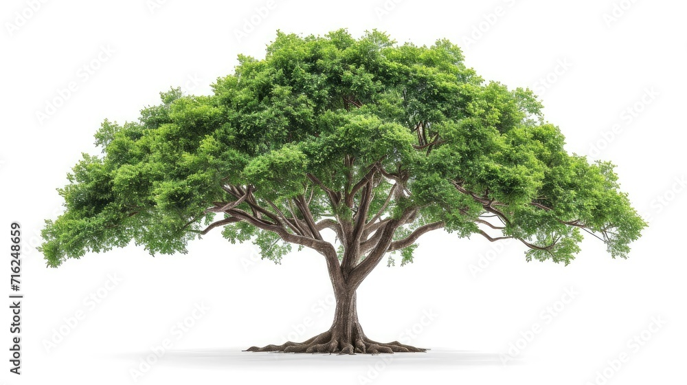 big tree isolate on white background big tree isolate on white background