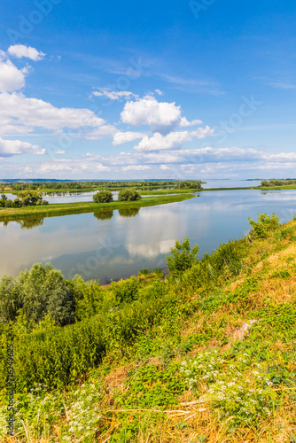 Views of the Volga River in the Bolgar Historical and Archaeological Complex near Kazan  Russia
