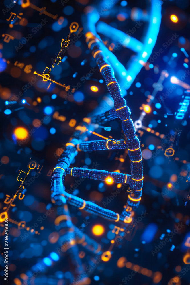 Technological DNA Helix with Electronic Circuits Technological DNA Helix with Electronic Circuits