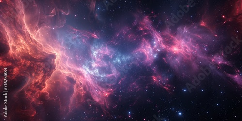 Star cluster space background