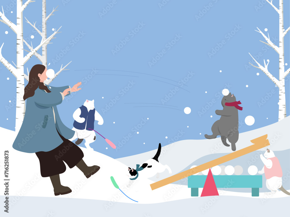Snowball fight Snowball fight