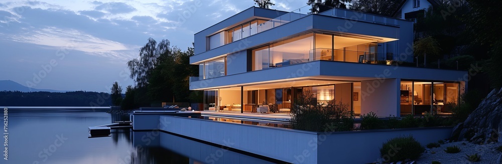 Fototapeta premium Rural Elegance, Pastoral Home Wallpaper and Design, Generative AI