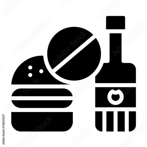 Food Addiction Icon Style