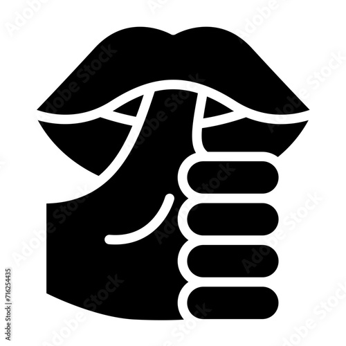 Thumb Sucking Icon Style