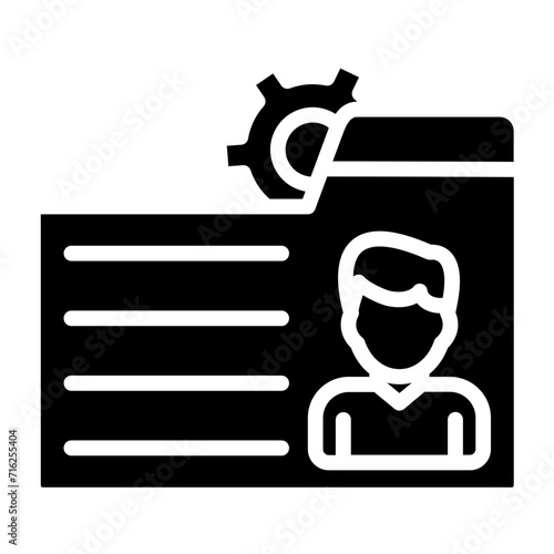 De Identification Icon Style