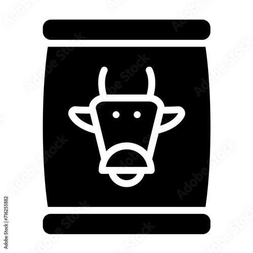 Animal Feed Icon Style
