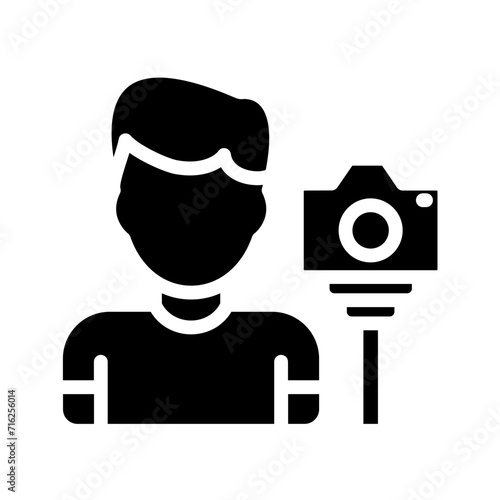 Male Vlogger Icon Style