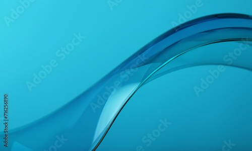 abstact clear glass wave background