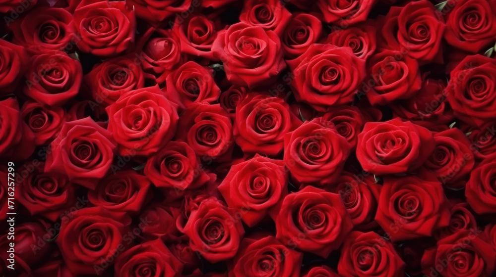Natural red roses background, flowers wall. Natural red roses background, flowers wall.