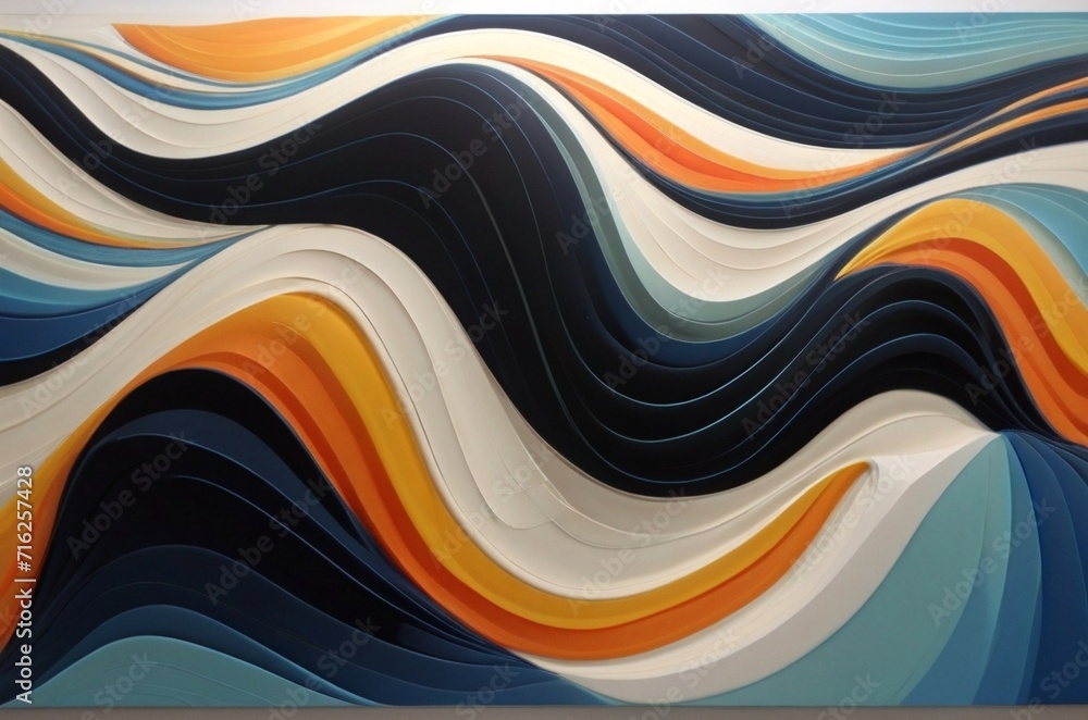 abstract colorful wave abstract colorful wave