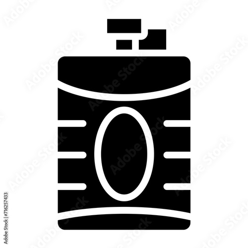 Hip Flask Icon Style