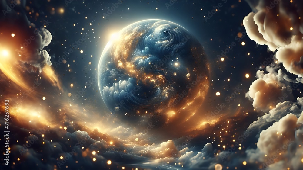 planet in space planet in space
