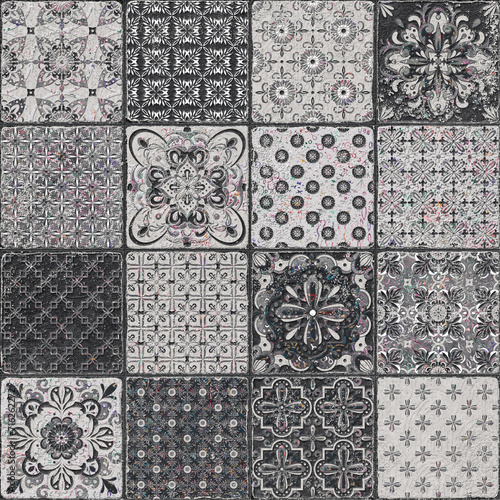 decorative wallpaper background pattern, digital geometric floral 3d structure, ceramic tile, cover, interior, carpet.